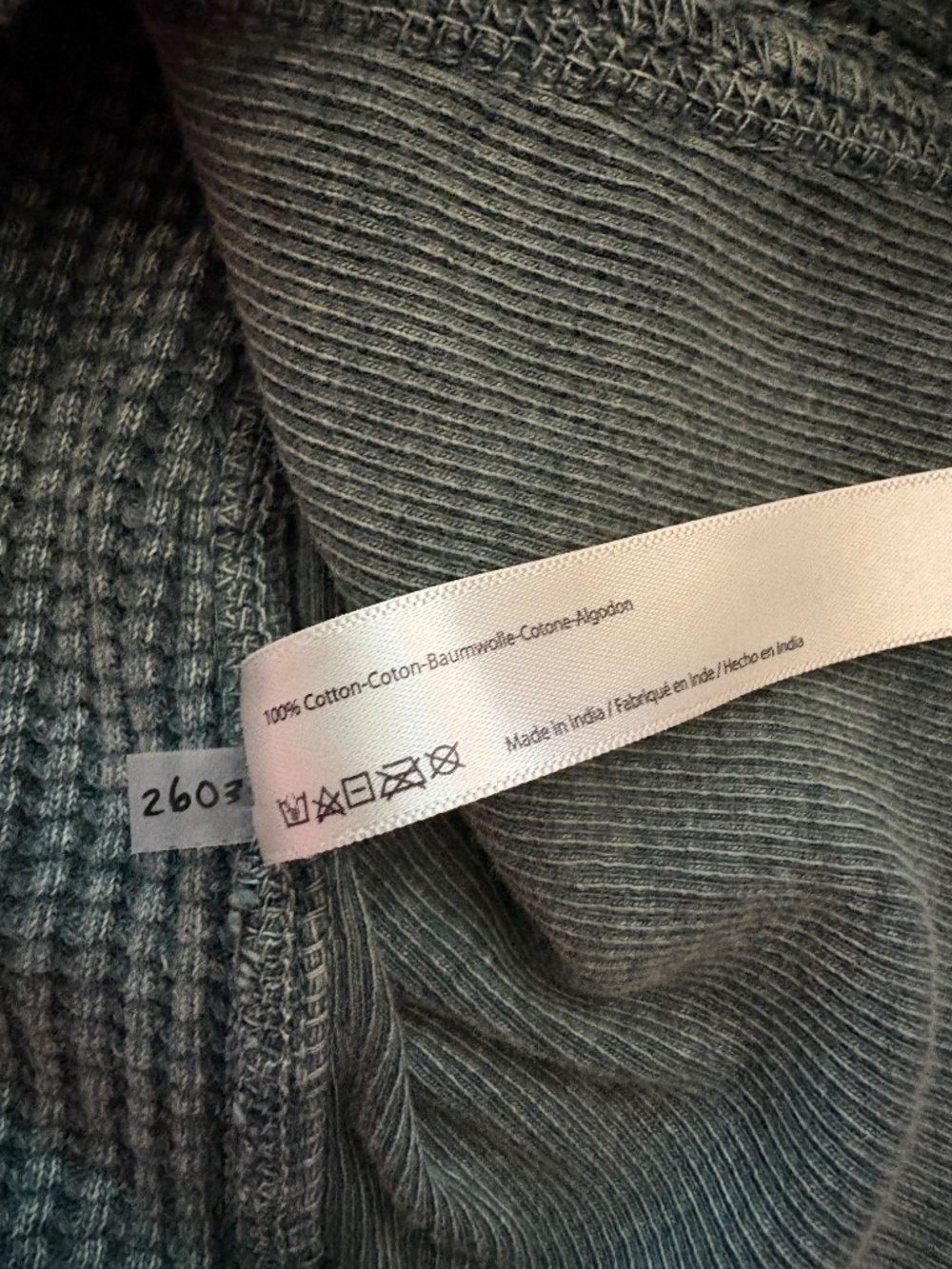 Free People FP One Blake Thermal Green Size S $68 - Picture 7 of 9